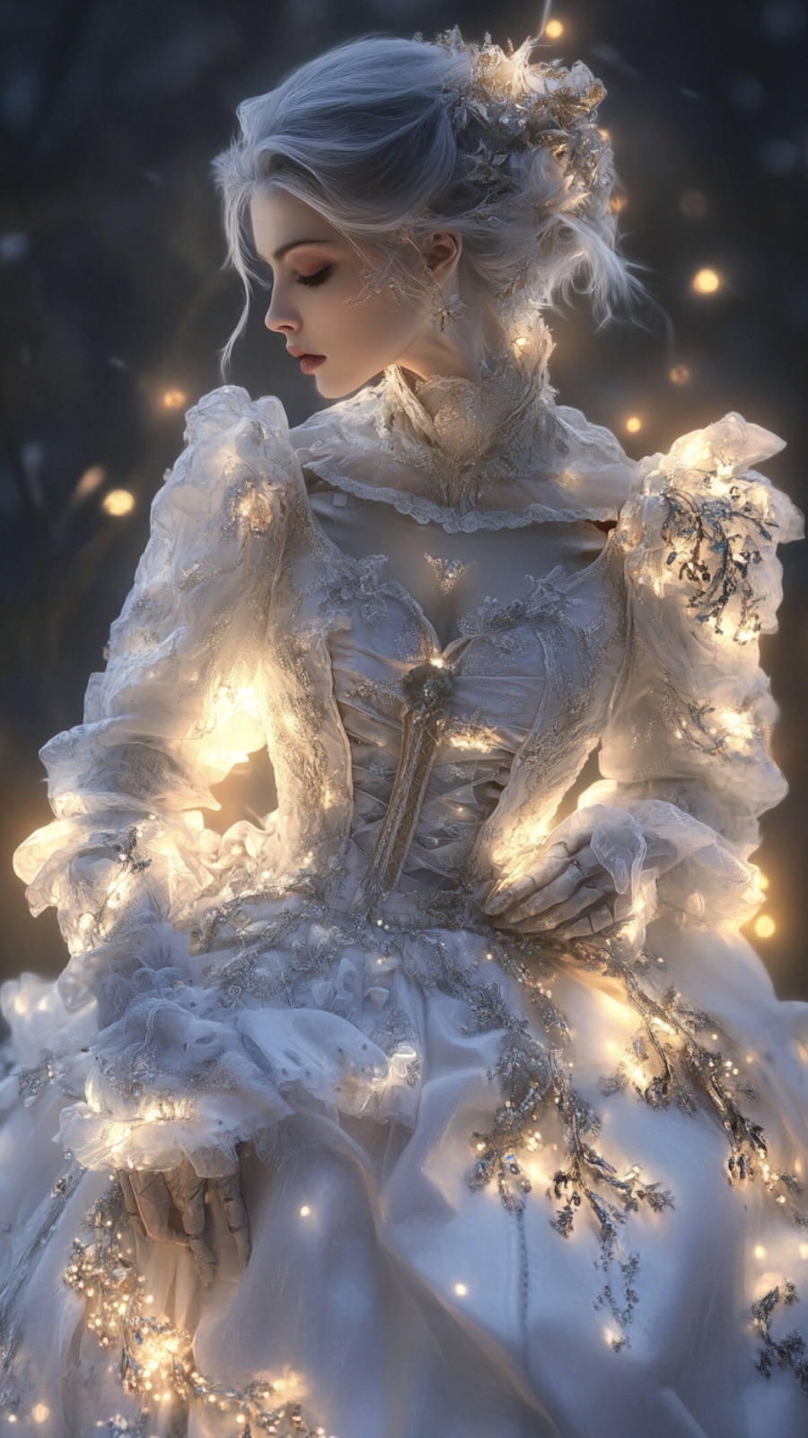 Beautiful woman who hides a terrible secret